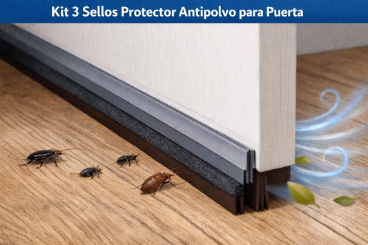 Kit 3 Sellos Protector Antipolvo para Puerta