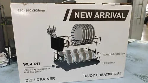 Escurridor De Platos De Dos Niveles